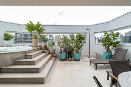 Cobertura duplex 196 m² para locação ou venda em pinheiros,.