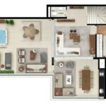 Apartamento novo com 129m² na Mooca com 2 suítes e 2 vagas.