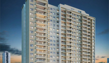Apartamento novo com 02 Dormitórios e uma Suíte.