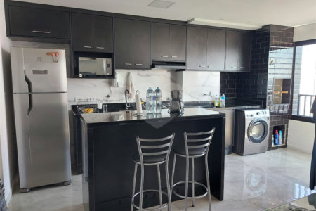 Apartamento no Brás repleto de lazer com 50 m² com 2 dormitórios e 1 vaga, Estuda Permuta