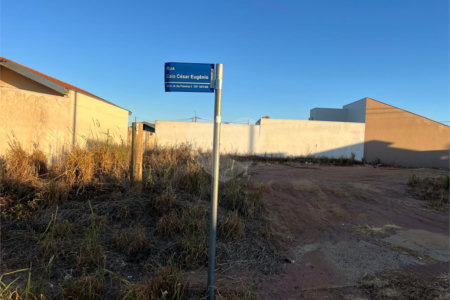 Terreno de esquina 342m² no Jardim das Palmeiras 2 – Ibaté/SP