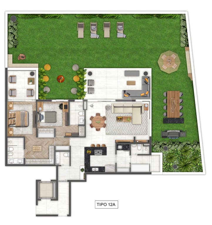 Apartamento à venda com 3 suítes em Cidade Jardim, São Paulo, SP