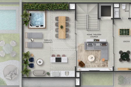 Casa à venda com 4 suítes no condomínio Tibiriça Green Home, São Paulo - SP