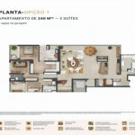 Apartamento à venda com 3 suítes em Jardim Morumbi, São Paulo, SP
