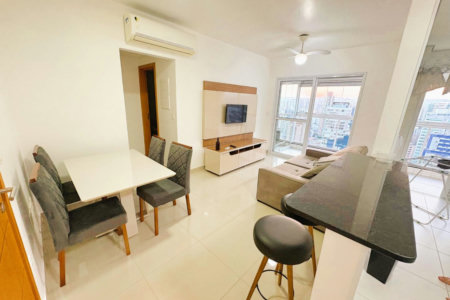 Apartamento para alugar, 54 m² por R$ 6.000,02/mês - Embaré - Santos/SP