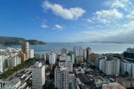 Apartamento com 2 dormitórios à venda, 100 m² por R$ 2.300.000,00 - Aparecida - Santos/SP