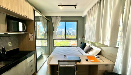 Apartamento para alugar com 1 suíte em Vila Olímpia, São Paulo, SP