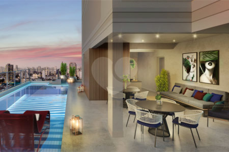 Apartamento à venda com 1 quarto em Santo Amaro, São Paulo, SP
