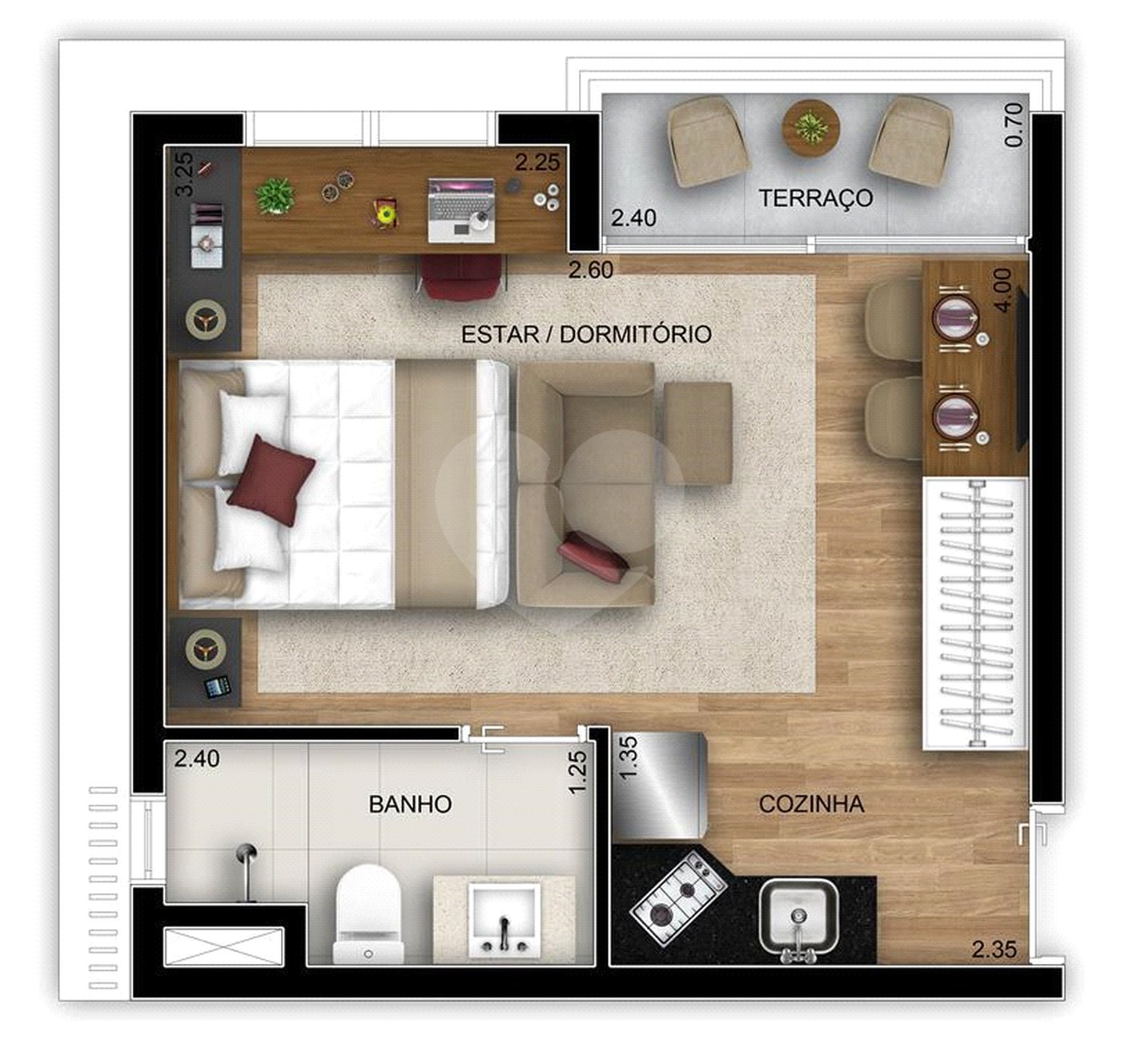Apartamento à venda com 1 quarto em Sumarezinho, São Paulo, SP