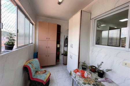 Apartamento à venda, 92 m² por R$ 690.000,00 - Campo Grande - Santos/SP