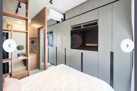 Studio para alugar com 1 suíte,  em Moema, São Paulo, SP