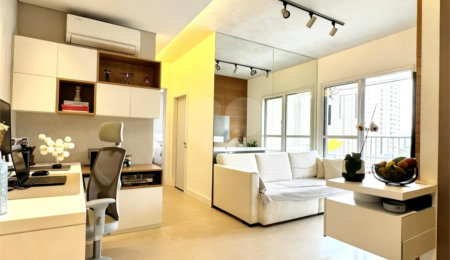 Apartamento à venda com 2 quartos, sendo 1 suíte,  em Brooklin, São Paulo, SP