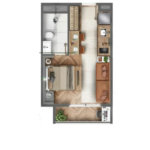Apartamento à venda com 1 quarto em Pinheiros, São Paulo, SP