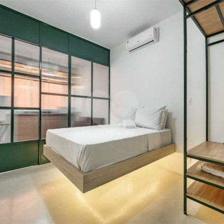 Apartamento a Venda na Vila Buarque, 29 m², 1 dormitório, totalmente reformado e decorado