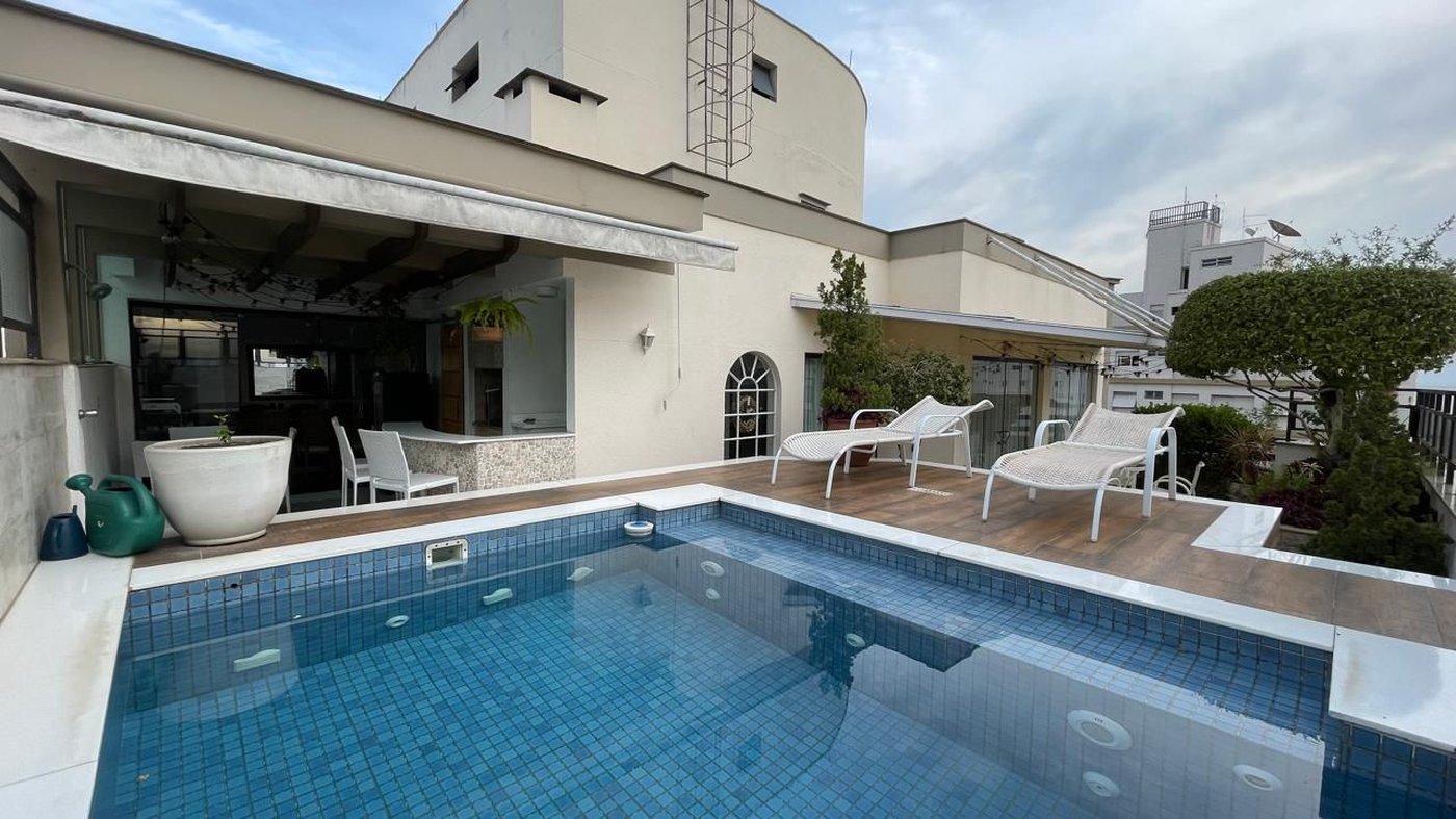 Cobertura à venda, 348 m² por R$ 3.900.000,00 - Aparecida - Santos/SP