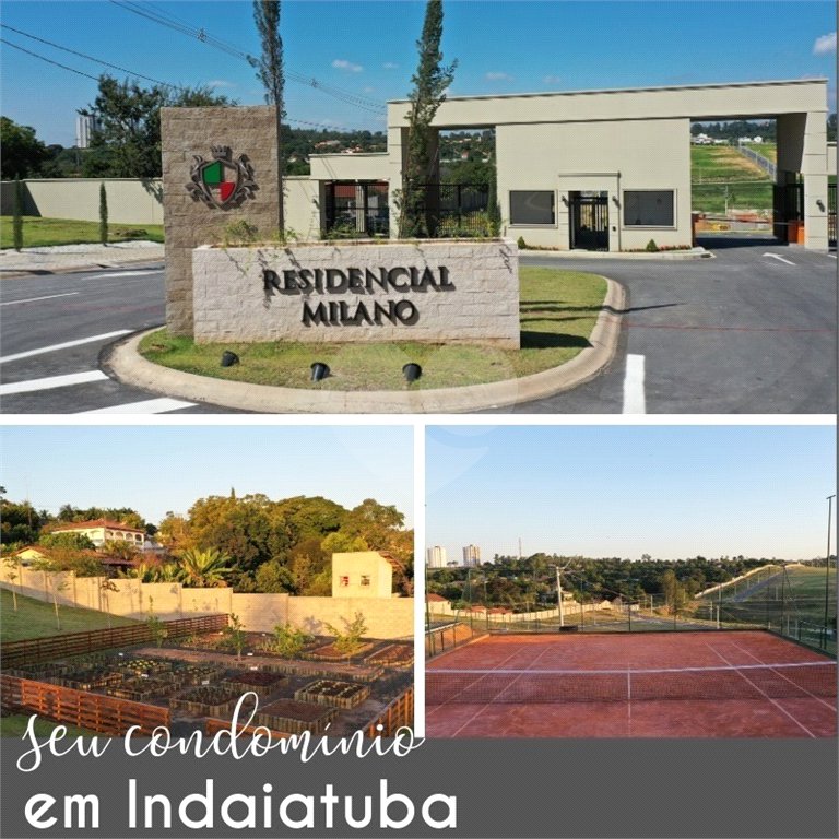 Terreno à venda no condomínio Residencial Milano, Indaiatuba - SP