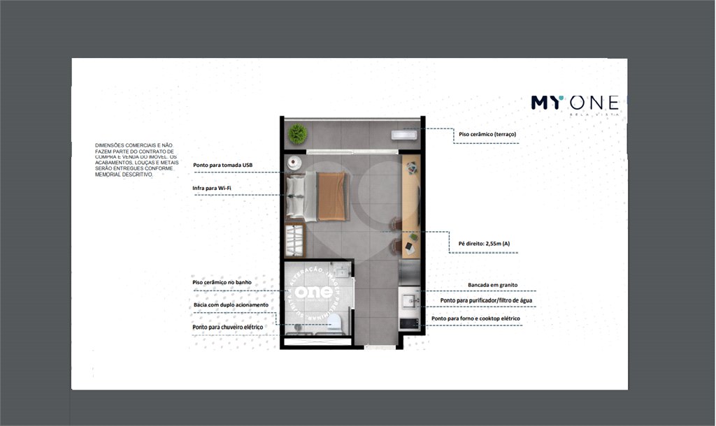 Studio à venda com 1 quarto em Bela Vista, São Paulo, SP