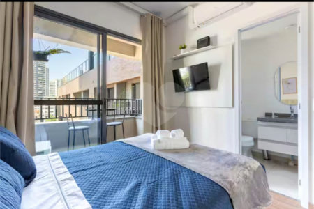 Apartamento à venda com 1 quarto em Vila Cordeiro, São Paulo, SP