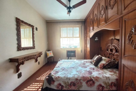 Belíssimo Apartamento de Frente, 3 Quartos, com Garagem Fechada, à Venda no Marapé – Santos/SP