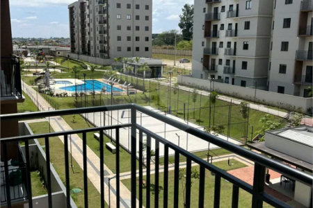 APARTAMENTO Á VENDA VIVA PARQUE 47 METROS 2 DORMITORIOS, UMA VAGA