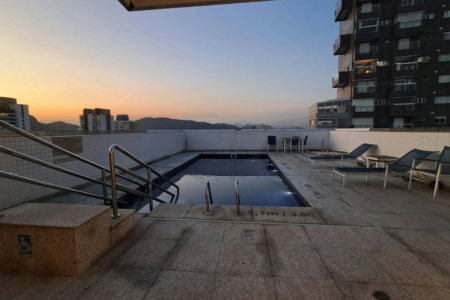 Studio com 1 dormitório à venda, 27 m² por R$ 355.000,00 - Gonzaga - Santos/SP
