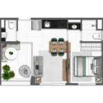 Apartamento à venda com 1 quarto em Pinheiros, São Paulo, SP