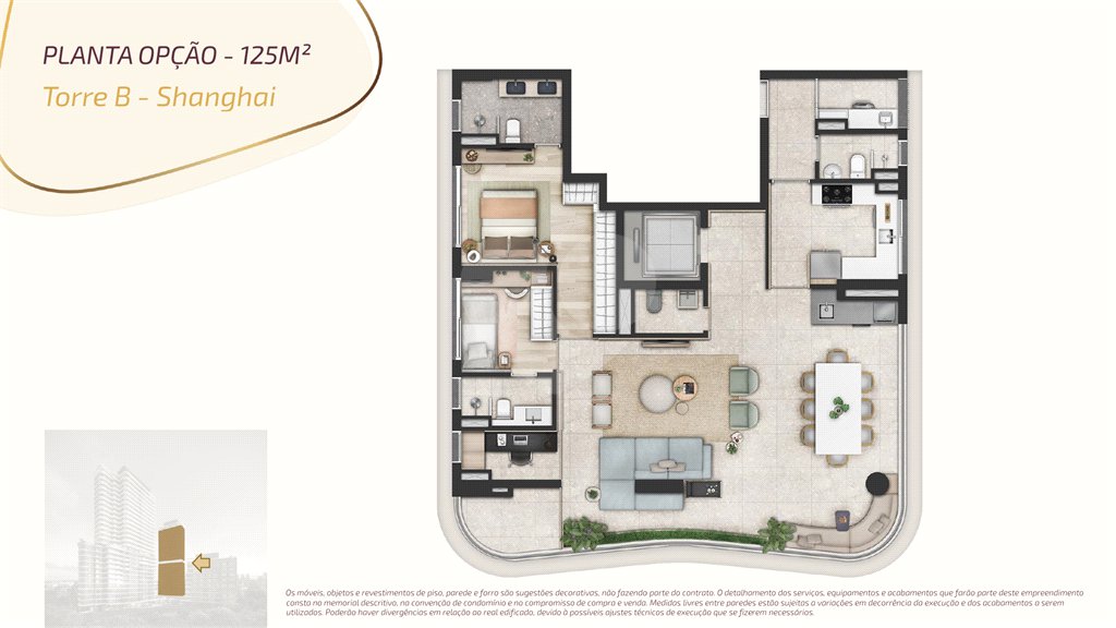 Apartamento à venda com 3 suítes em Butantã, São Paulo, SP