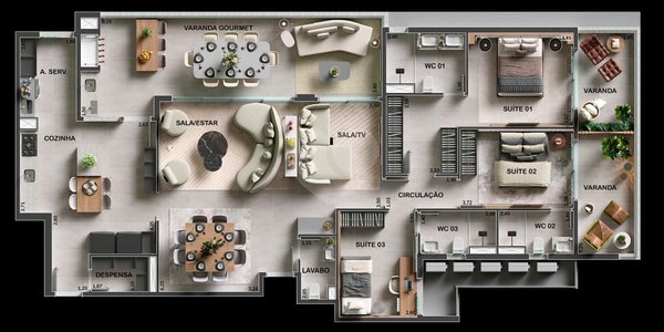 Apartamento 181m² 4