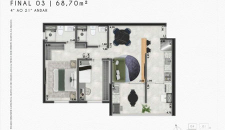 Apartamento com 2 dormitórios à venda, 68 m² por R$ 665.000,00 - Marapé - Santos/SP