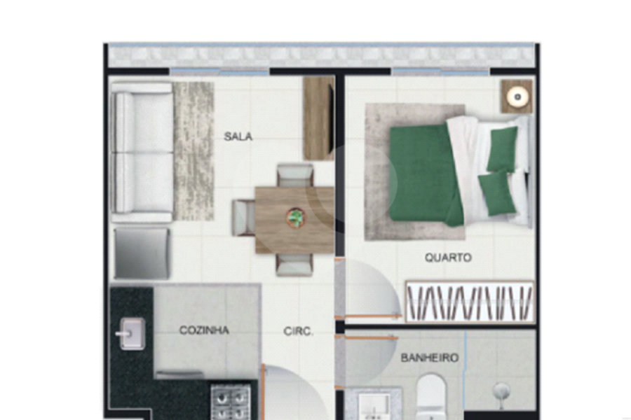 Apartamento à venda com 2 quartos em Santana, São Paulo, SP