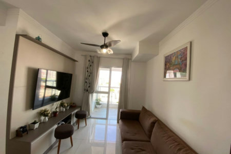 Apartamento à Venda no Embaré – Santos | 74 m² | 2 Dormitórios (1 Suíte) | Varanda Gourmet | Lazer Completo