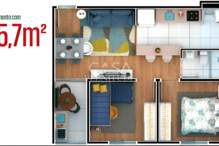Apartamento para alugar com 2 quartos em Jardim Ipê, Sorocaba, SP