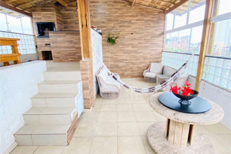 Cobertura com 4 dormitórios à venda, 279 m² por R$ 870.000,00 - Jardim Ana Maria - Guarujá/SP