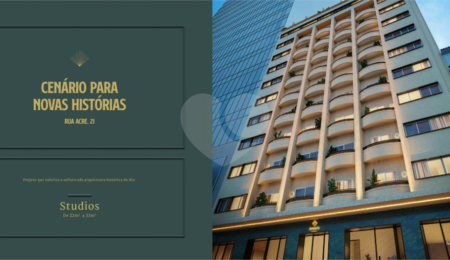 Studio à venda com 1 quarto no Centro, Rio de Janeiro, RJ