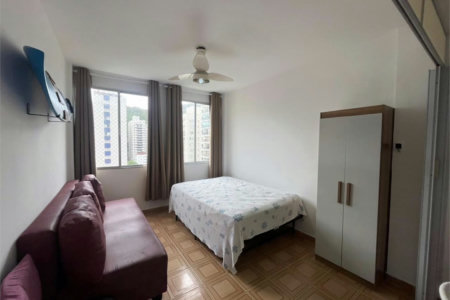 Apartamento com 1 dormitório à venda, 58 m² por R$ 400.000,00 - Barra Funda - Guarujá/SP