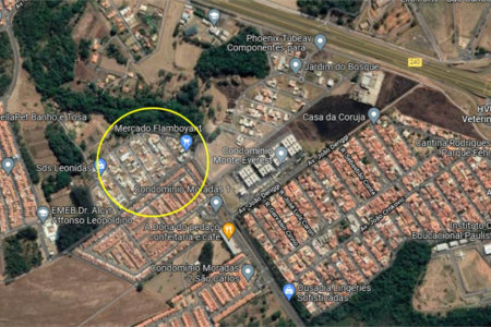 Terreno com 160,00 m² de área total.