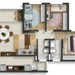 Apartamento à venda com 2 quartos, sendo 1 suíte, em Vila Espírito Santo, Sorocaba, SP