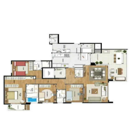 Apartamento à venda com 4 quartos, sendo 2 suítes,  em Vila Suzana, São Paulo, SP