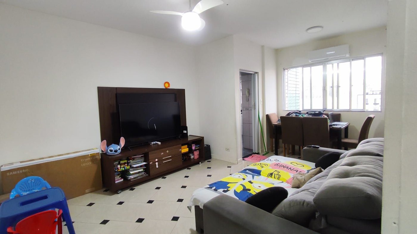 Apartamento com 2 dormitórios à venda, 70 m² por R$ 490.000,00 - Campo Grande - Santos/SP