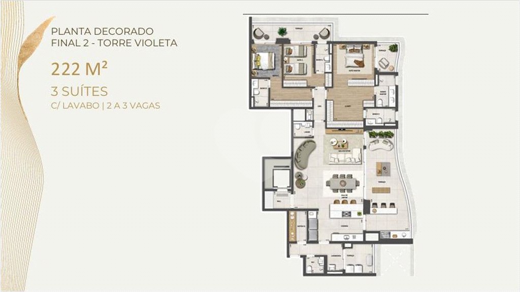 Apartamento à venda com 3 suítes em Água Branca, São Paulo, SP