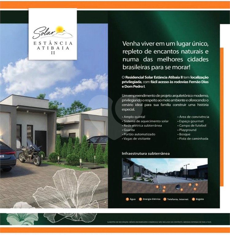 Casa Térrea à venda com 2 suítes em Jardim Estância Brasil, Atibaia, SP