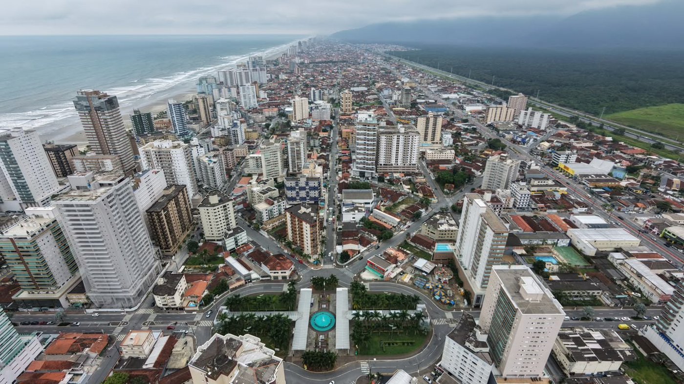Apartamento à venda com 1 suíte em Caiçara, Praia Grande, SP