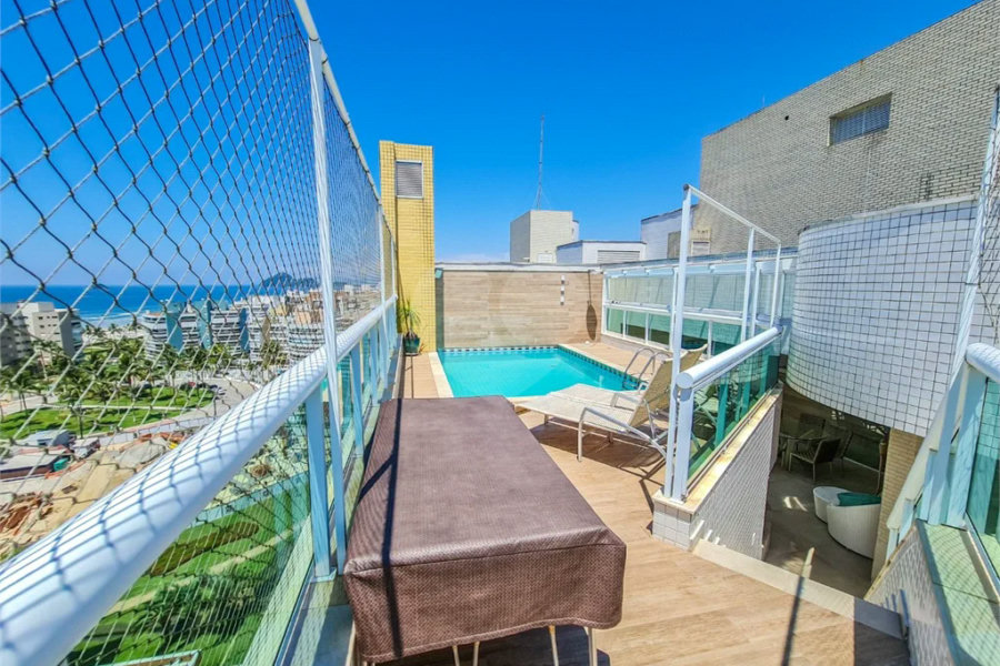 Cobertura à venda com 4 quartos, sendo 2 suítes,  em Riviera de São Lourenço, Bertioga, SP