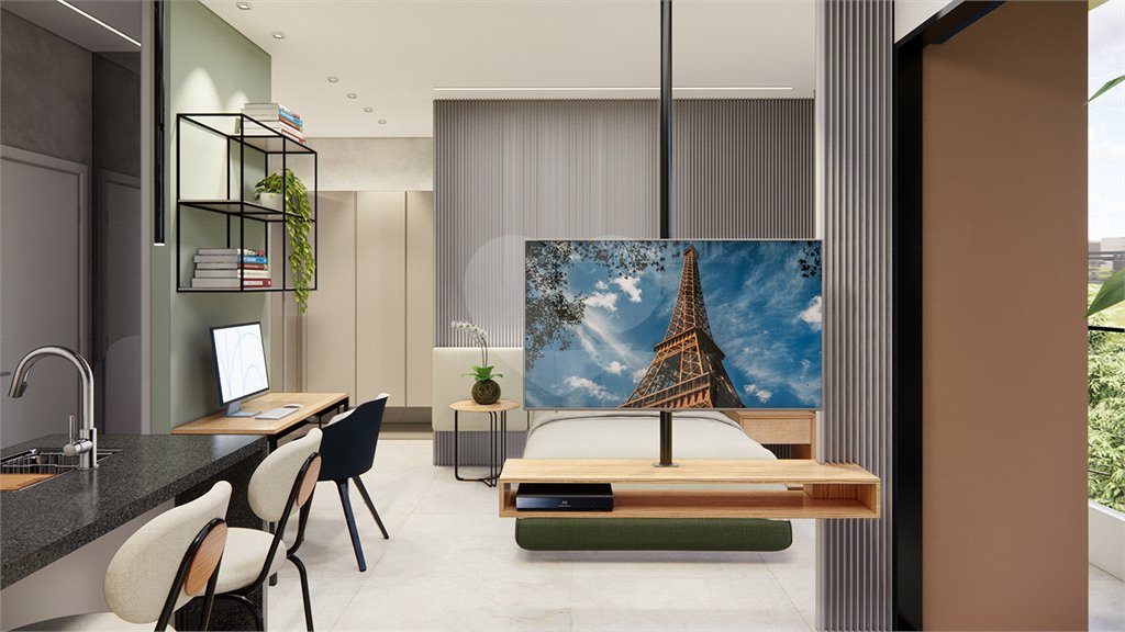 Apartamento à venda com 1 quarto em Alvinópolis, Atibaia, SP