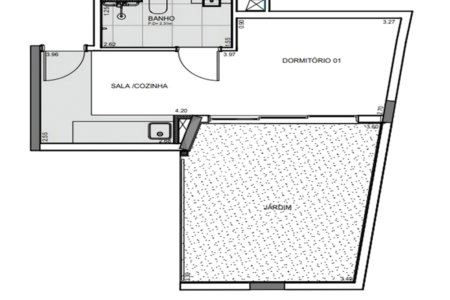 Studio à venda com 1 quarto em Sumaré, São Paulo, SP