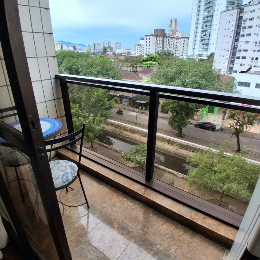 Apartamento com 3 dormitórios para alugar, 135 m² por R$ 6.500,00/mês - Pompéia - Santos/SP