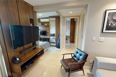 Apartamento à venda ou para alugar com 2 quartos, sendo 1 suíte, em Brooklin Paulista, São Paulo, SP
