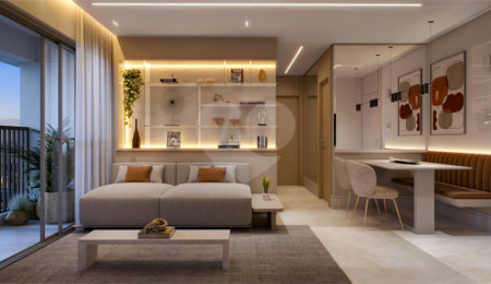 Apartamento à venda com 2 quartos, sendo 1 suíte,  em Vila Anastácio, São Paulo, SP