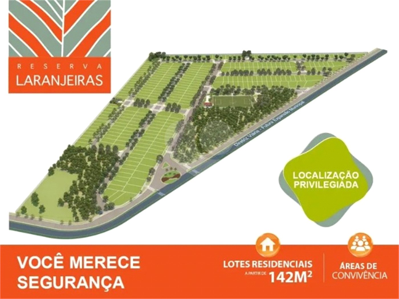 Terreno à venda com 1 suíte no condomínio Reserva Laranjeiras, Campinas - SP