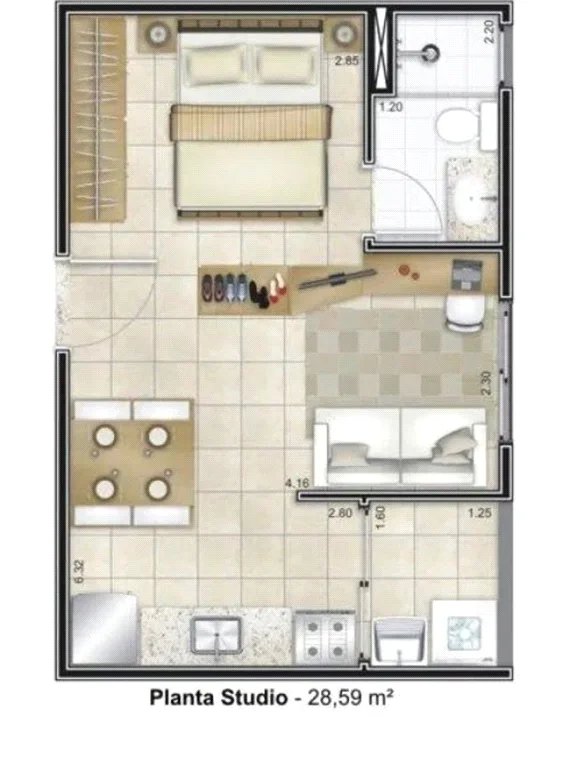 Apartamento à venda com 1 quarto em Parque Independência, São Paulo, SP